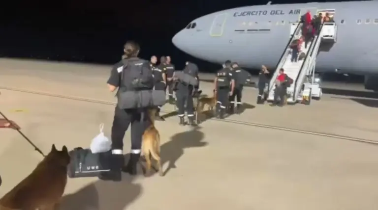 España envía a Venezuela un contingente de la UME para participar en las labores de rescate