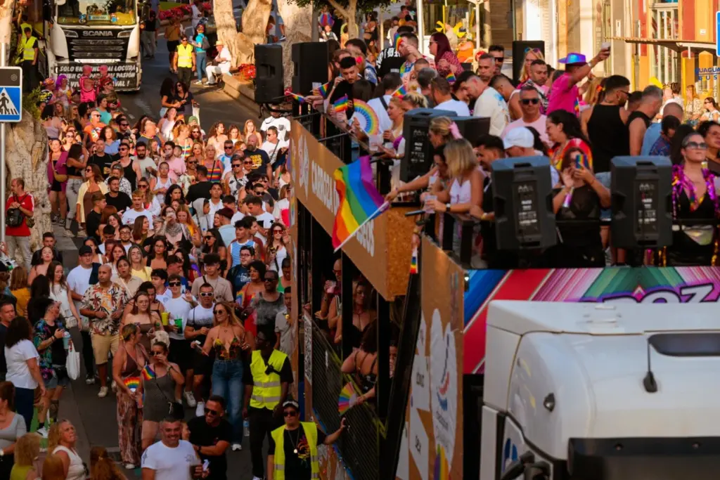 Gran Cabalgata del Gáldar Pride 2025. Imagen cedida Ayuntamiento de Gáldar