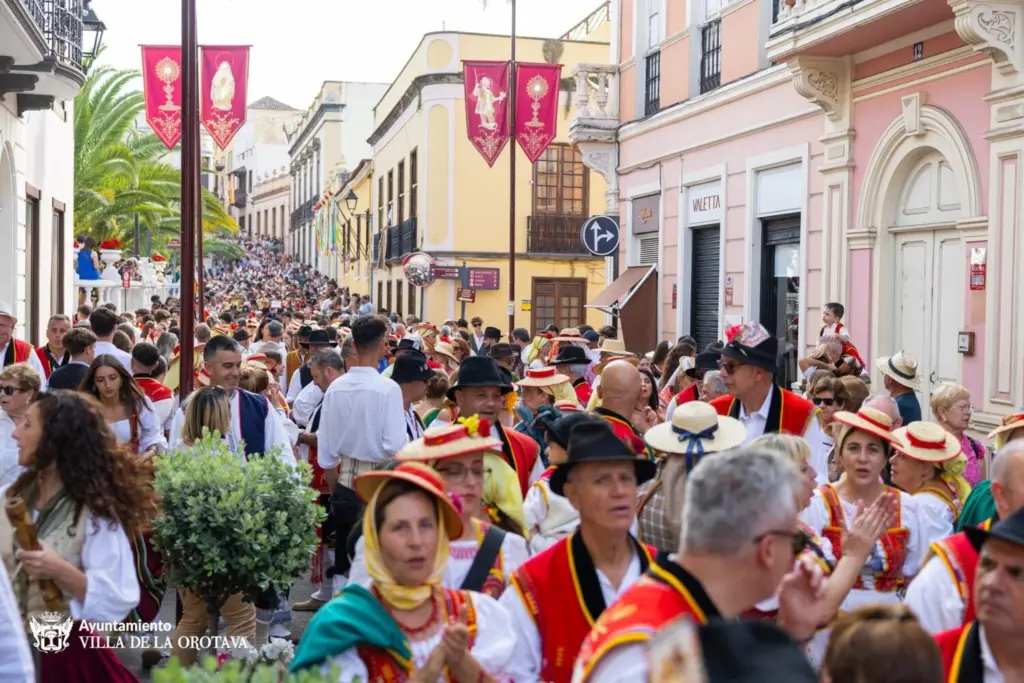 La Orotava celebra la tradicional romería en honor a sus santos patronos