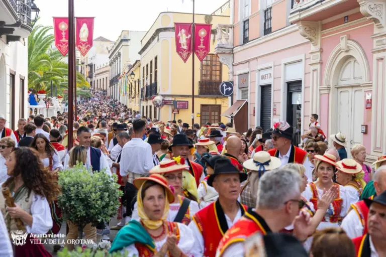 La Orotava celebra la tradicional romería en honor a sus santos patronos