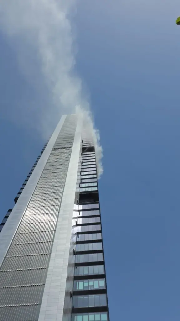 Incendio torre Madrid