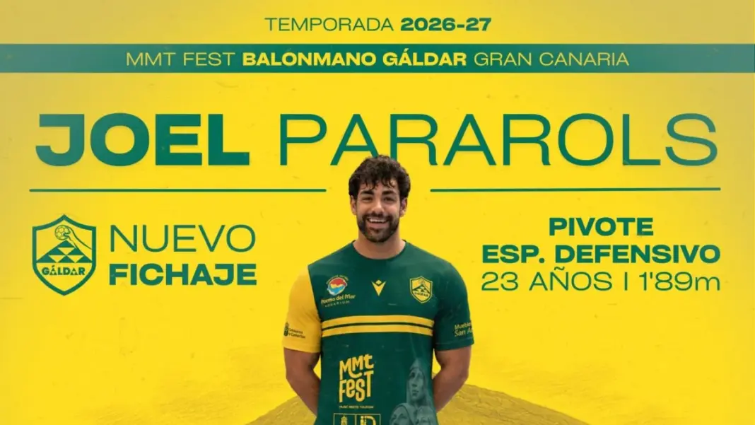 Joel Pararols refuerza la plantilla del Balonmano Gáldar Gran Canaria