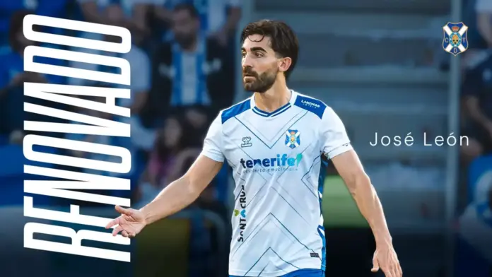 José León renueva con el CD Tenerife por dos temporadas