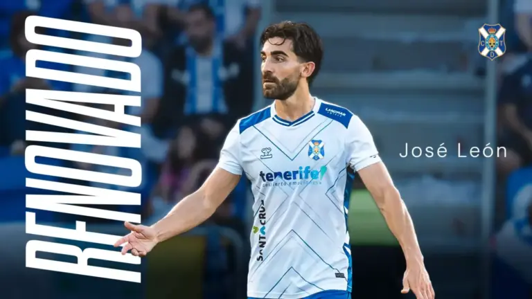 José León renueva con el CD Tenerife por dos temporadas