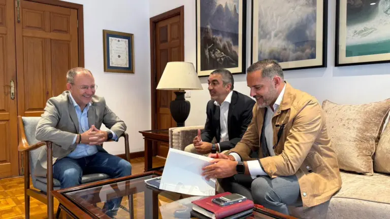 Sergio Rodríguez y Kilian Sánchez hablan de proyectos estratégicos para La Palma