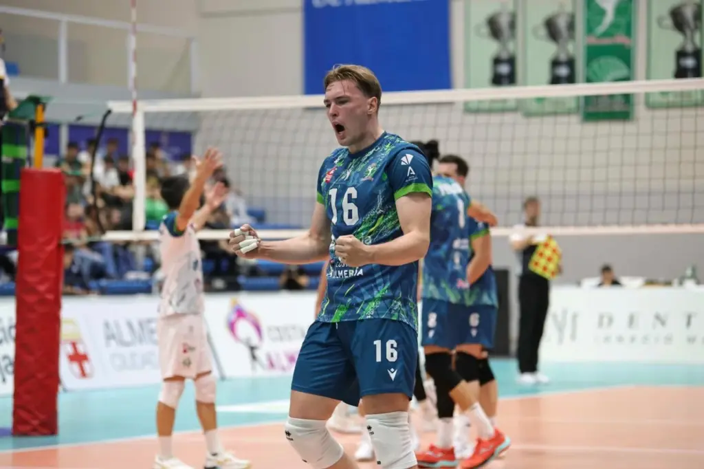 El finlandés Mikko Räsänen, nuevo jugador del CV Guaguas Las Palmas. Imagen CV Guaguas