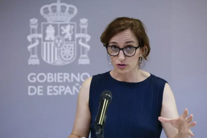 Mónica García, ministra de Sanidad. Imagen EFE