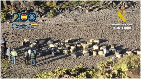 Incautados más de 7.500 kilos de hachís en Gran Canaria, Tenerife y Lanzarote