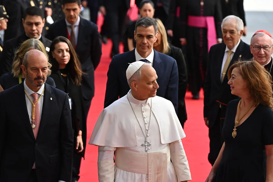 Visita papa León XIV en Congreso Diputados 8 junio 2026. Efe