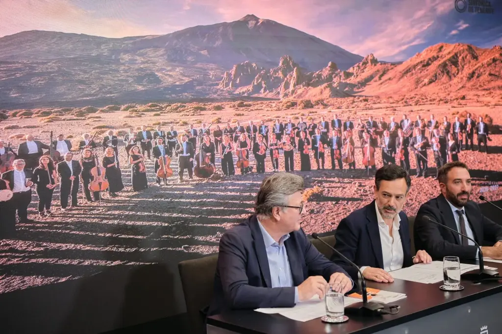 Presentación de la nueva temporada de la Sinfónica de Tenerife. Imagen Cabildo de Tenerife