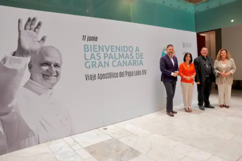 Las Palmas de Gran Canaria se prepara para la visita del papa León XIV