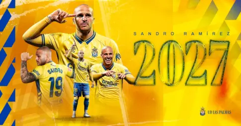 Sandro renueva su vinculación con la UD Las Palmas