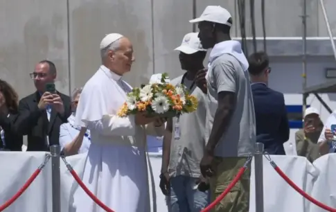 El mensaje del papa León XIV en el Muelle de Arguineguín conecta con el 43,4 % de la audiencia canaria