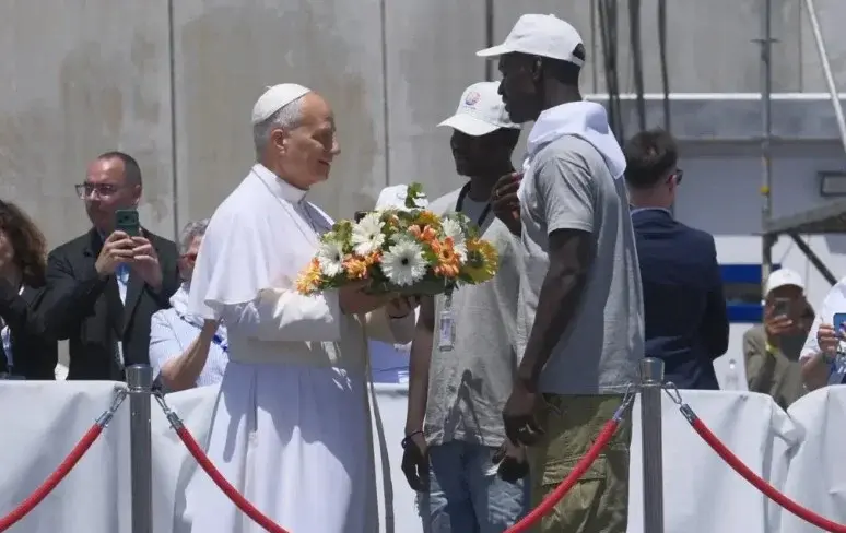 El mensaje del papa León XIV en el Muelle de Arguineguín conecta con el 43,4 % de la audiencia canaria