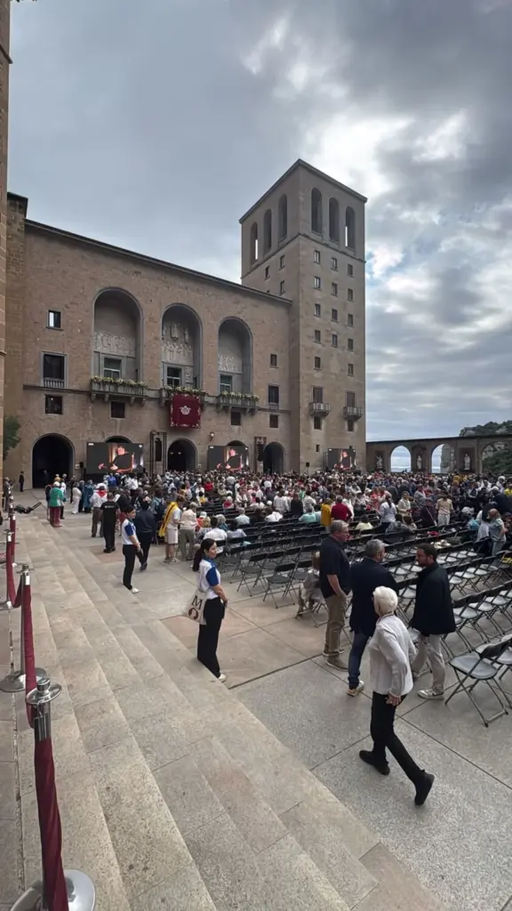 Todo preparado en Montserrat para recibir al Papa