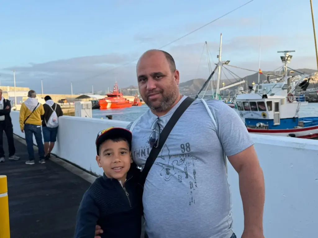 Visita papa León XIV a Gran Canaria. Migrantes en Arguineguín. RTVC