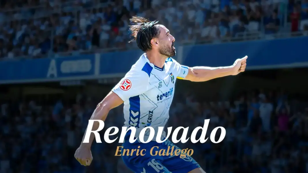 Enric Gallego renueva con el CD Tenerife