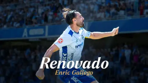 Enric Gallego renueva con el CD Tenerife