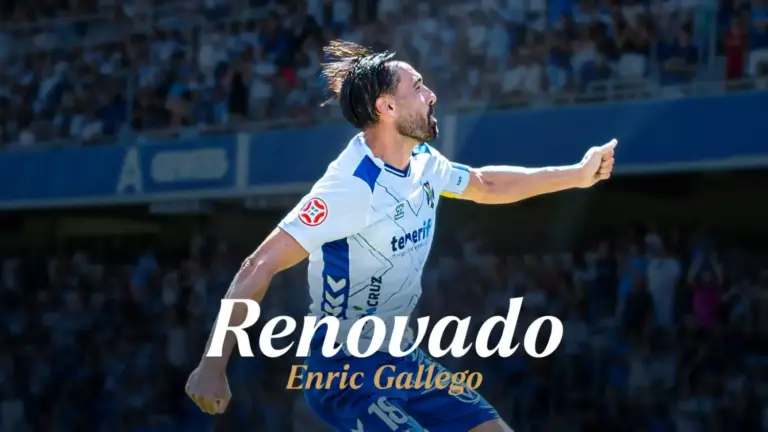 Enric Gallego renueva con el CD Tenerife