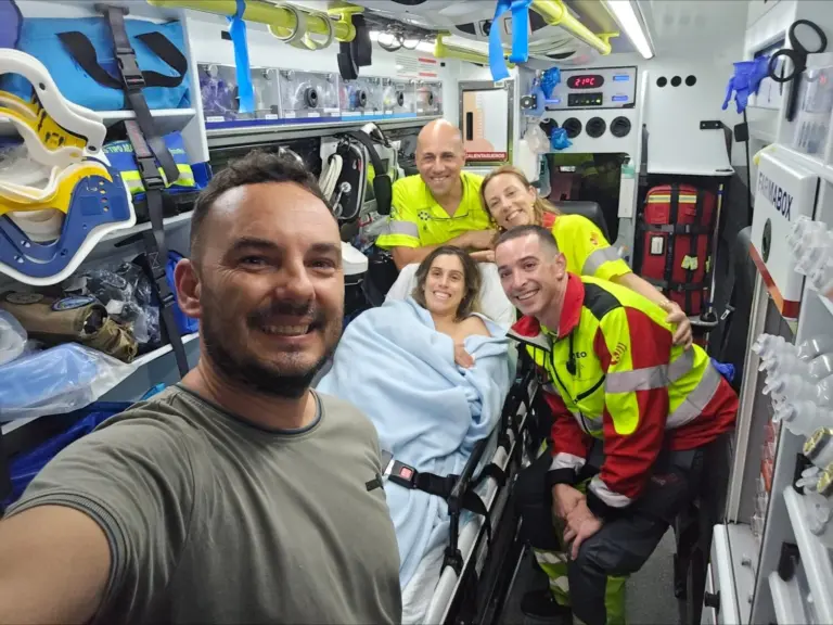 La rápida actuación del SUC garantiza la atención segura de madre y recién nacido tras un parto extrahospitalario