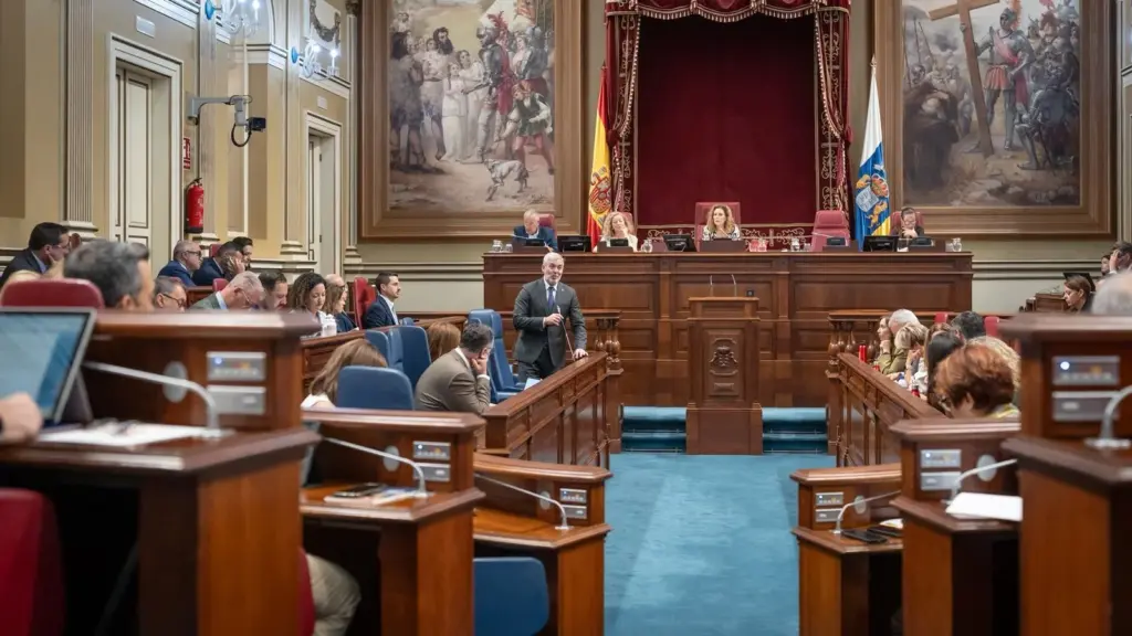 Pleno del Parlamento de Canarias del 24 de junio de 2026. Imagen Presidencia del Gobierno