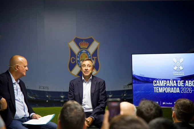 El CD Tenerife presenta su campaña de abonados 2026/2027 con un homenaje a la afición y apuesta por la cantera