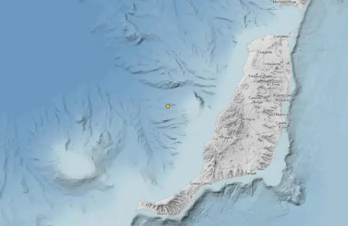 Terremoto en Fuerteventura. IGN