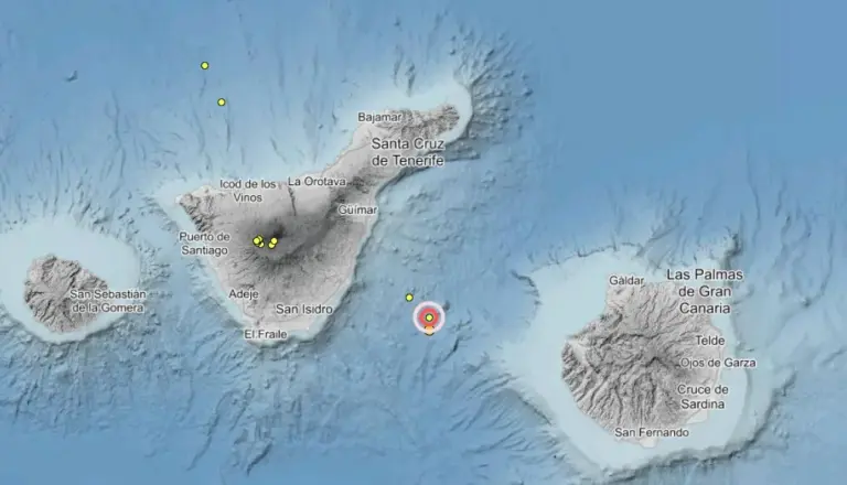 Registran más de 100 eventos sísmicos en Tenerife sin aumentar riesgo de erupción,dice IGN