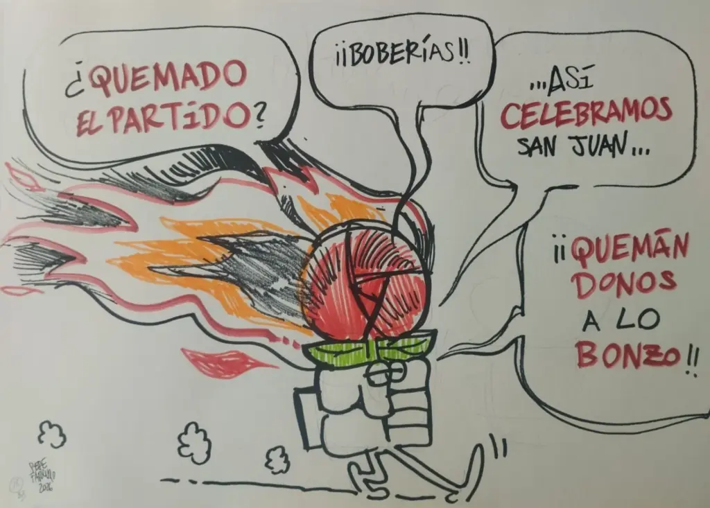 viñeta farruqo sobre PSOE, 24 junio 2026