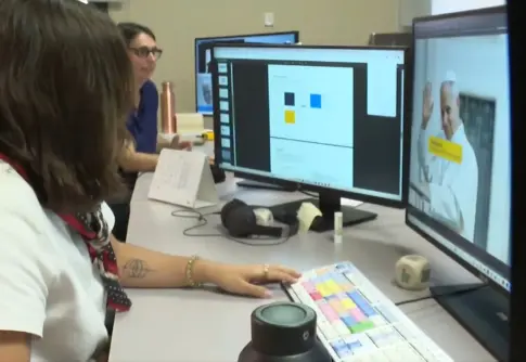 Así diseña Televisión Canaria la identidad visual de la visita del papa León XIV