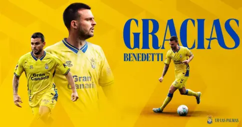 El colombiano Nicolás Benedetti no continuará en la UD Las Palmas