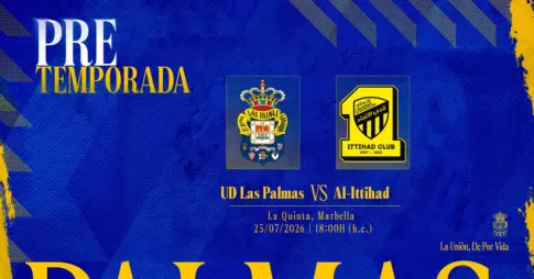 La UD Las Palmas se enfrentará en su primer partido amistoso al Al-Ittihad