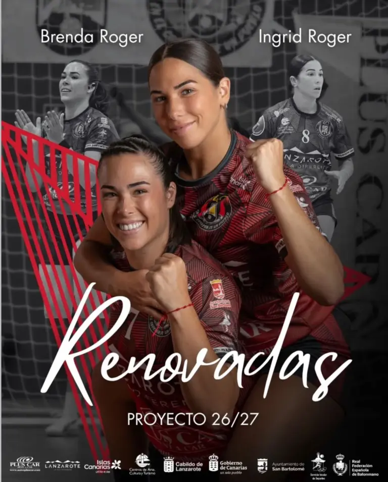 El Zonzamas renueva a Brenda e Ingrid Roger y cierra su plantilla de la temporada 26/27