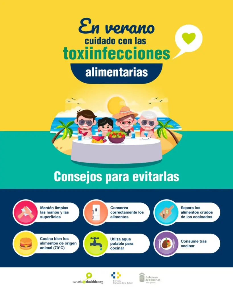 toxiinfecciones en verano