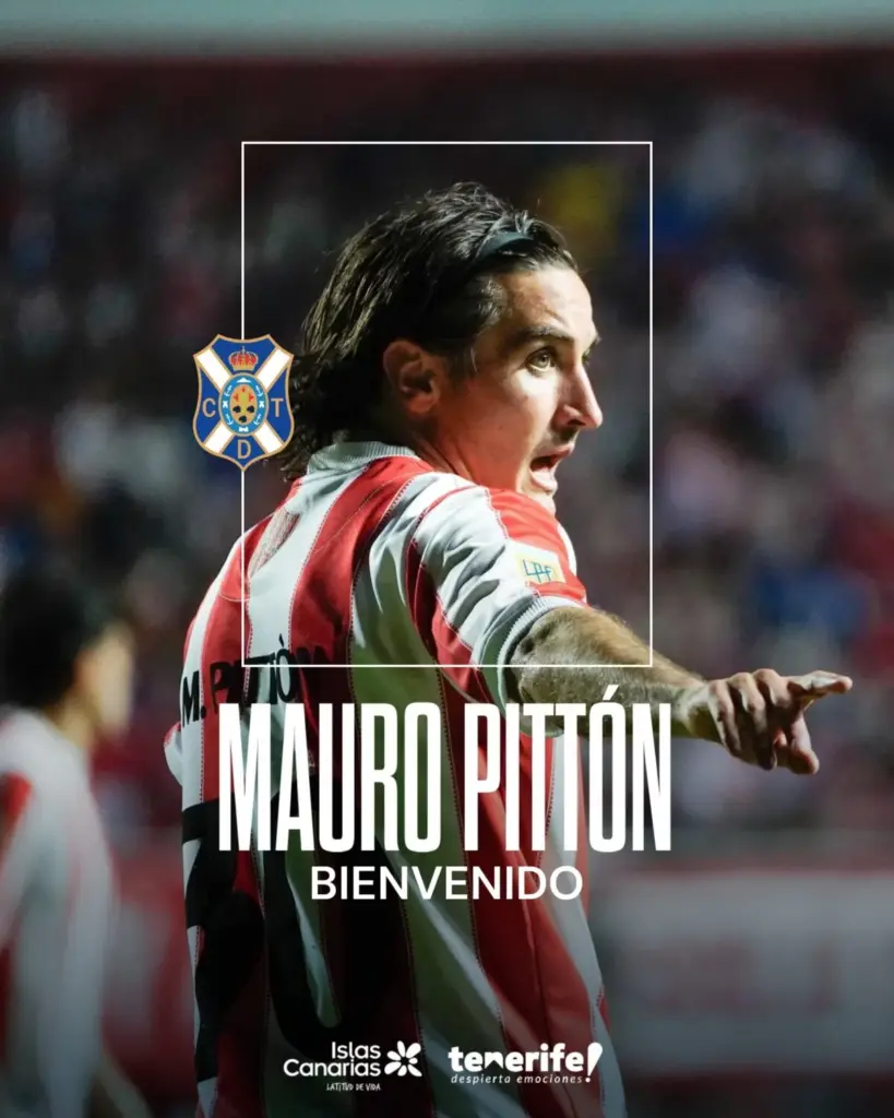 El CD Tenerife ficha a Mauro Pittón