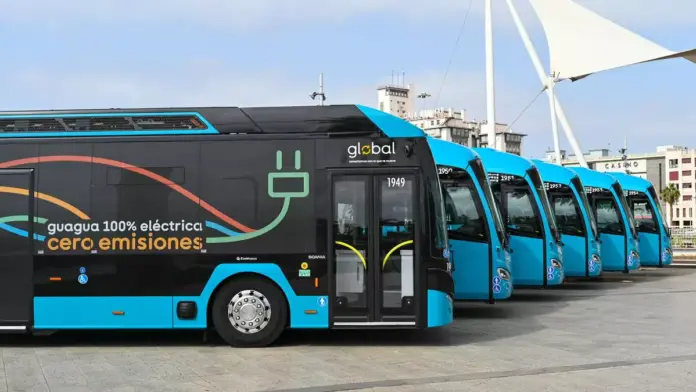Global incorpora 6 nuevas guaguas interurbanas y su primera eléctrica