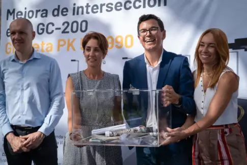 El Gobierno inicia la construcción de la nueva glorieta de la GC-200 en Mogán