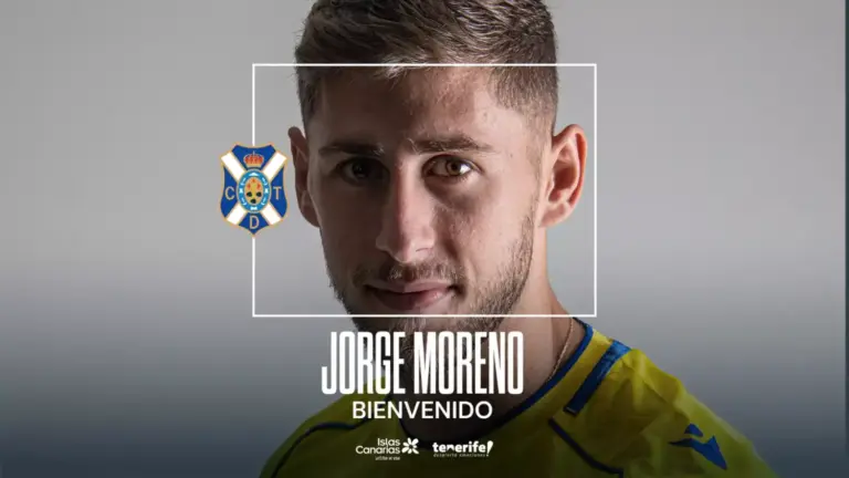 El CD Tenerife incorpora a Jorge Moreno a la plantilla