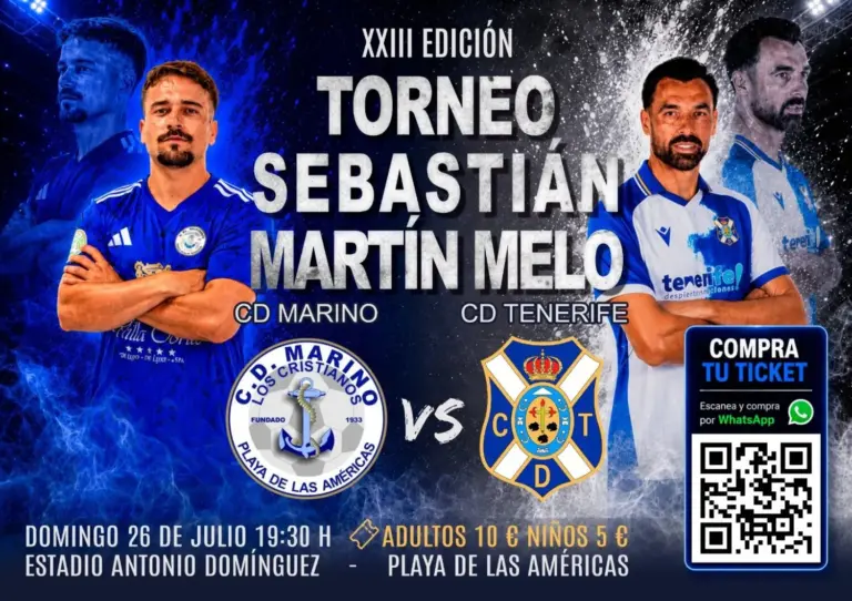 Televisión Canaria emite en directo el partido de pretemporada entre el CD Marino y el CD Tenerife