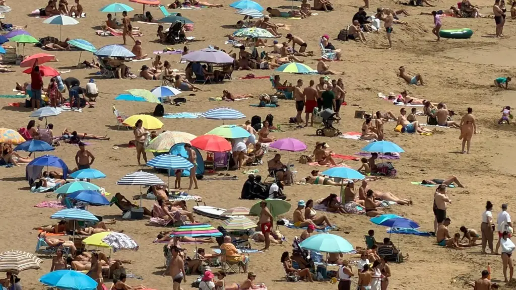 Playa de Las Canteras.