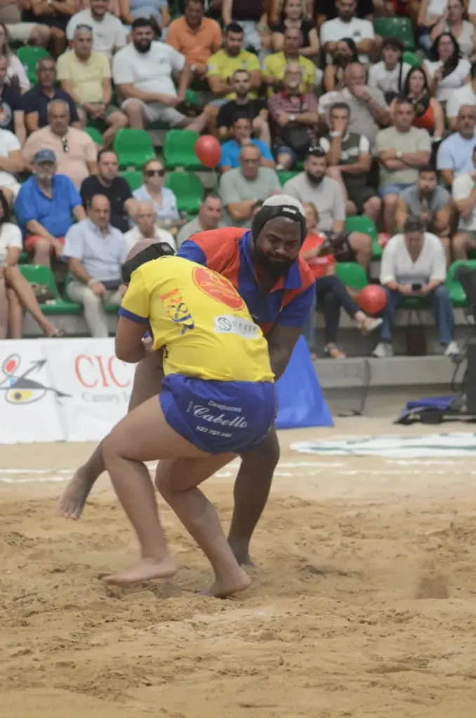 Final a Cuatro de lucha canaria 2026. Imagen: Eduardo Duque
