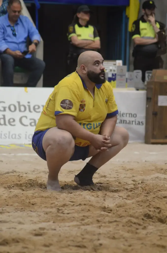 Final a Cuatro de lucha canaria 2026. Imagen: Eduardo Duque