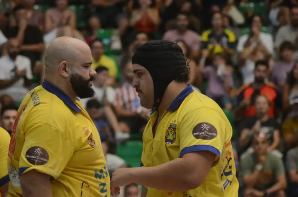 Final a Cuatro de lucha canaria 2026. Imagen: Eduardo Duque