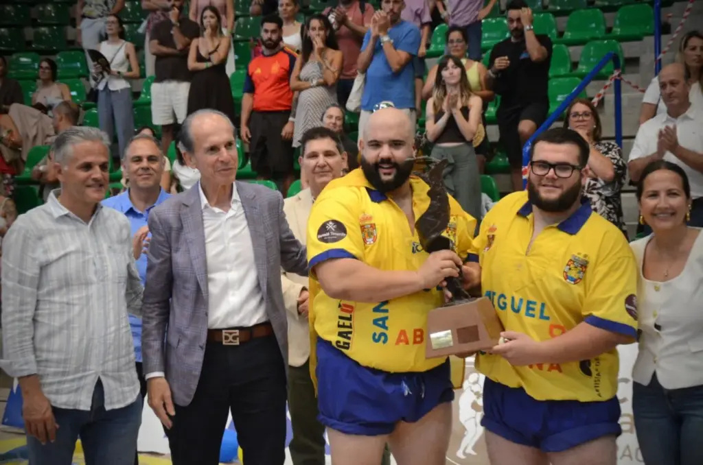Final a Cuatro de lucha canaria 2026. Imagen: Eduardo Duque