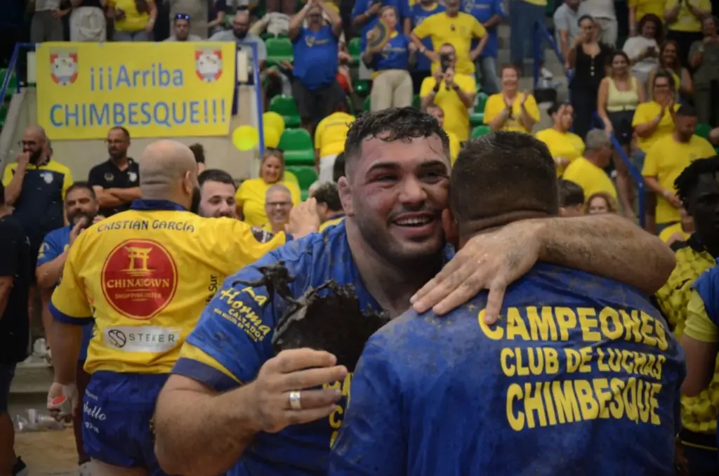 Final a Cuatro de lucha canaria 2026. Imagen: Eduardo Duque