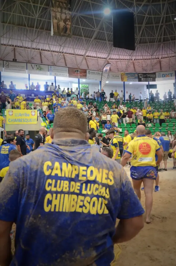 Final a Cuatro de lucha canaria 2026. Imagen: Eduardo Duque
