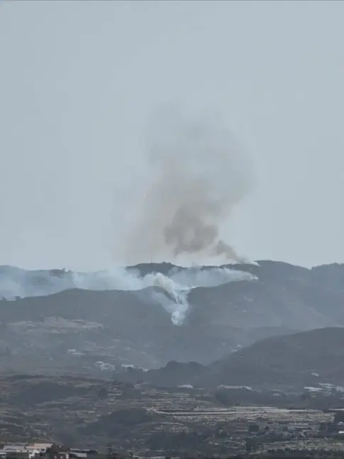 Conatos de incendio forestal entre Las Breñas y Cazadores, en Gran Canaria