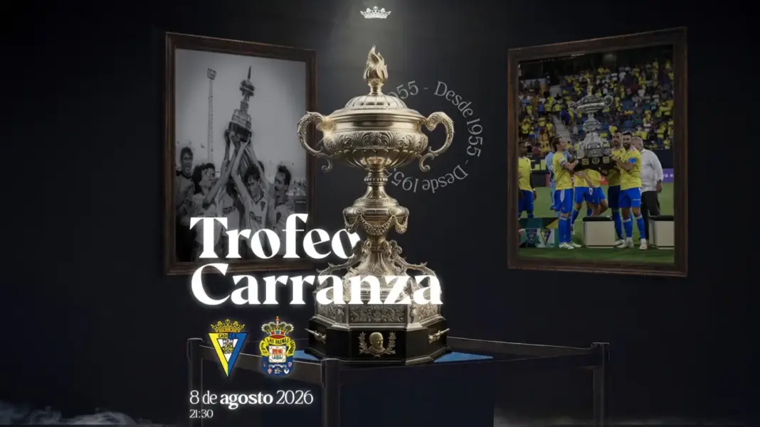 La UD Las Palmas jugará por tercera vez el Trofeo Carranza, el próximo 8 de agosto