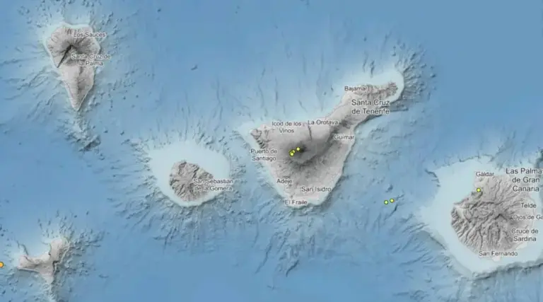 Tenerife experimenta un repunte de la actividad sísmica en las últimas 48 horas