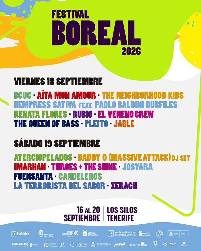 Cartel del Festival Boreal 2026